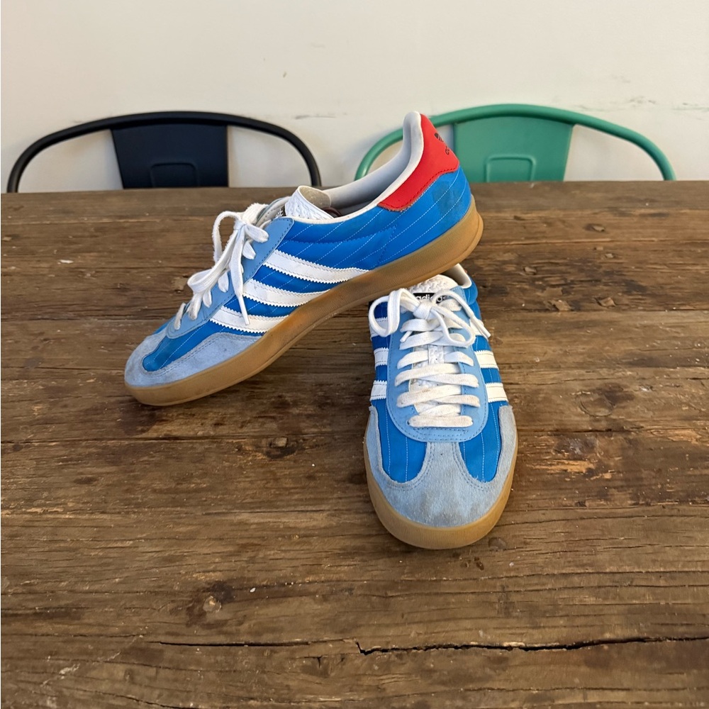 adidas Blue and Red Sneakers